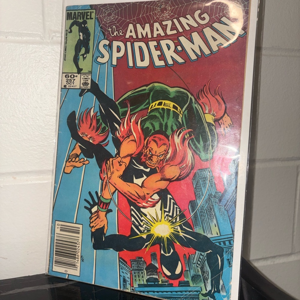 Marvel The Amazing Spider-Man Comic with Red and Black Cover